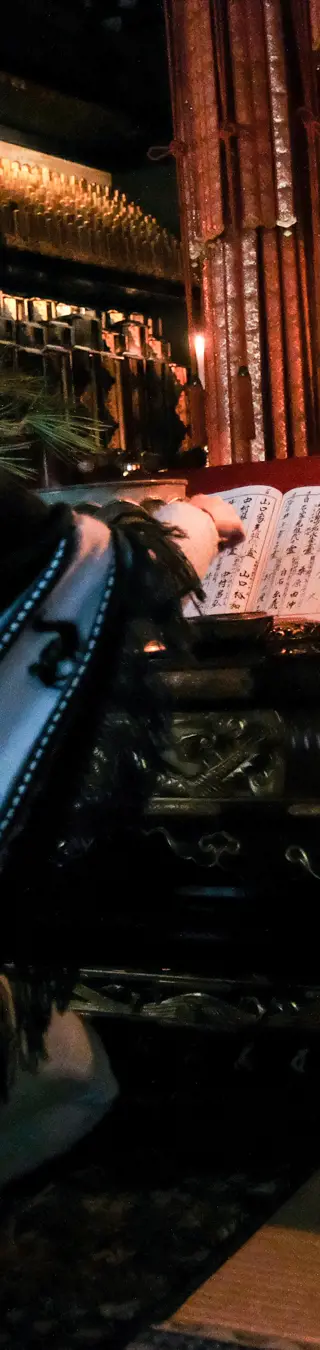 Übernachtung in einer traditioneller Tempelunterkunft